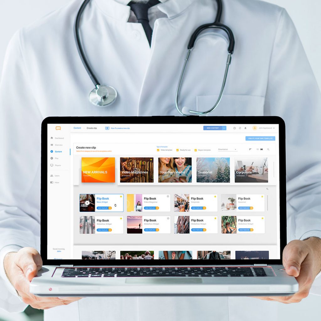 Narrowcasting software | Easyscreen Healthcare