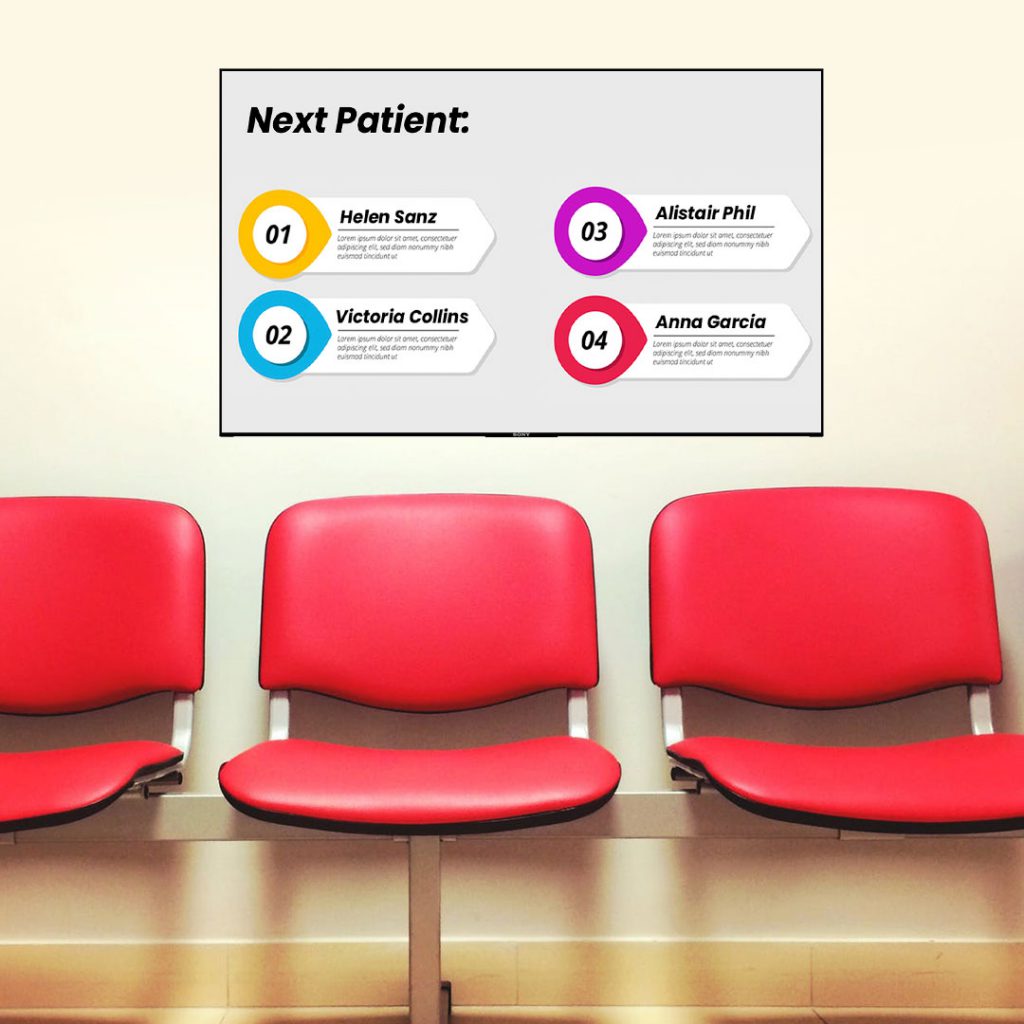 waiting-room-tv-digital-signage-in-healthcare-hospitals-easyscreen