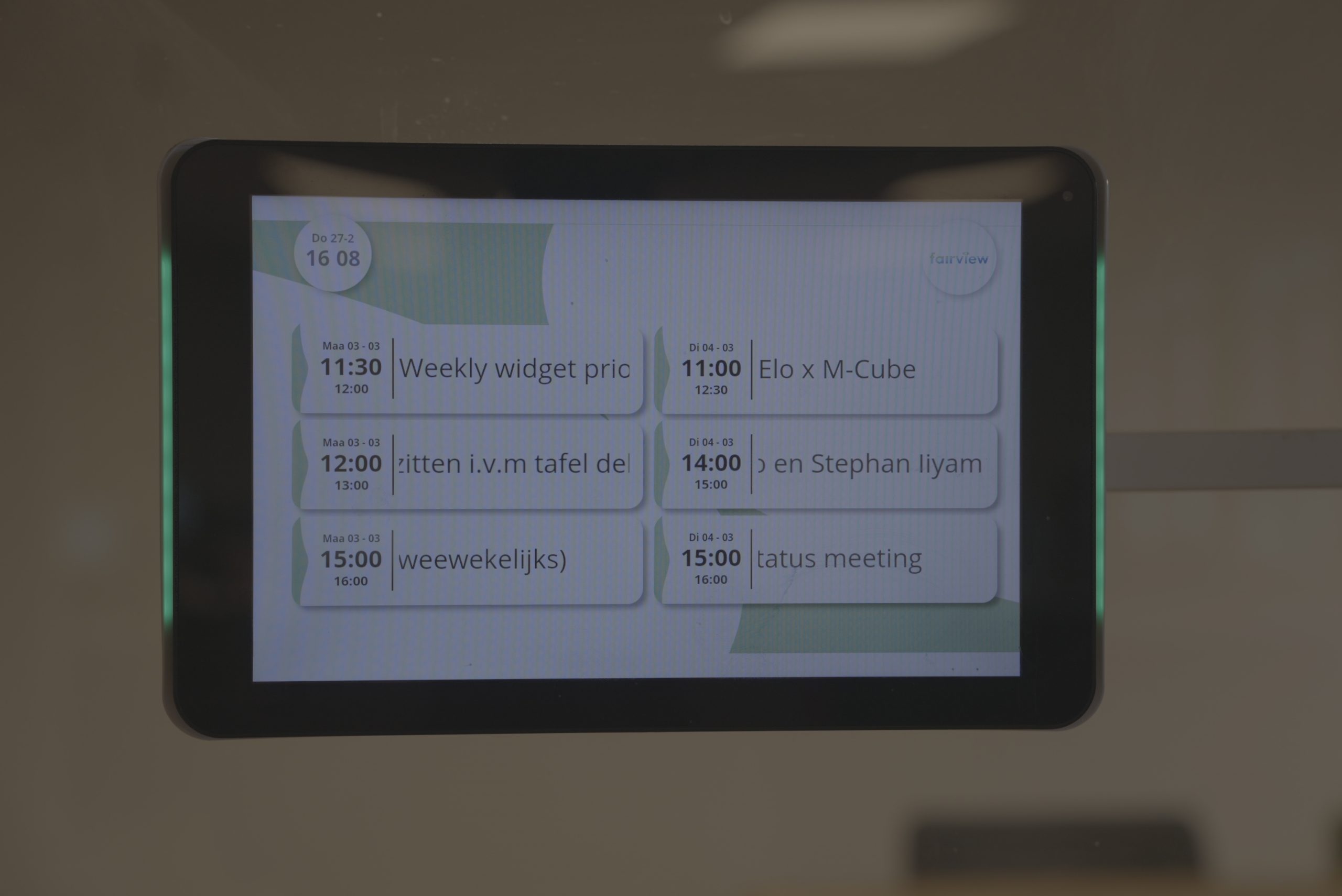 Meetingroom tv