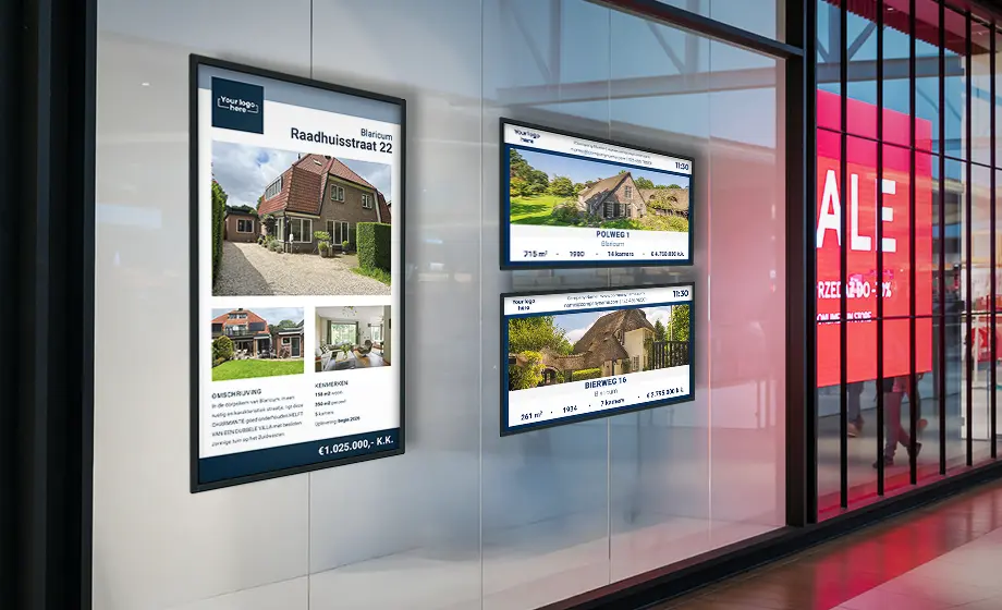 Kolibri koppeling met Easyscreen narrowcasting schermen