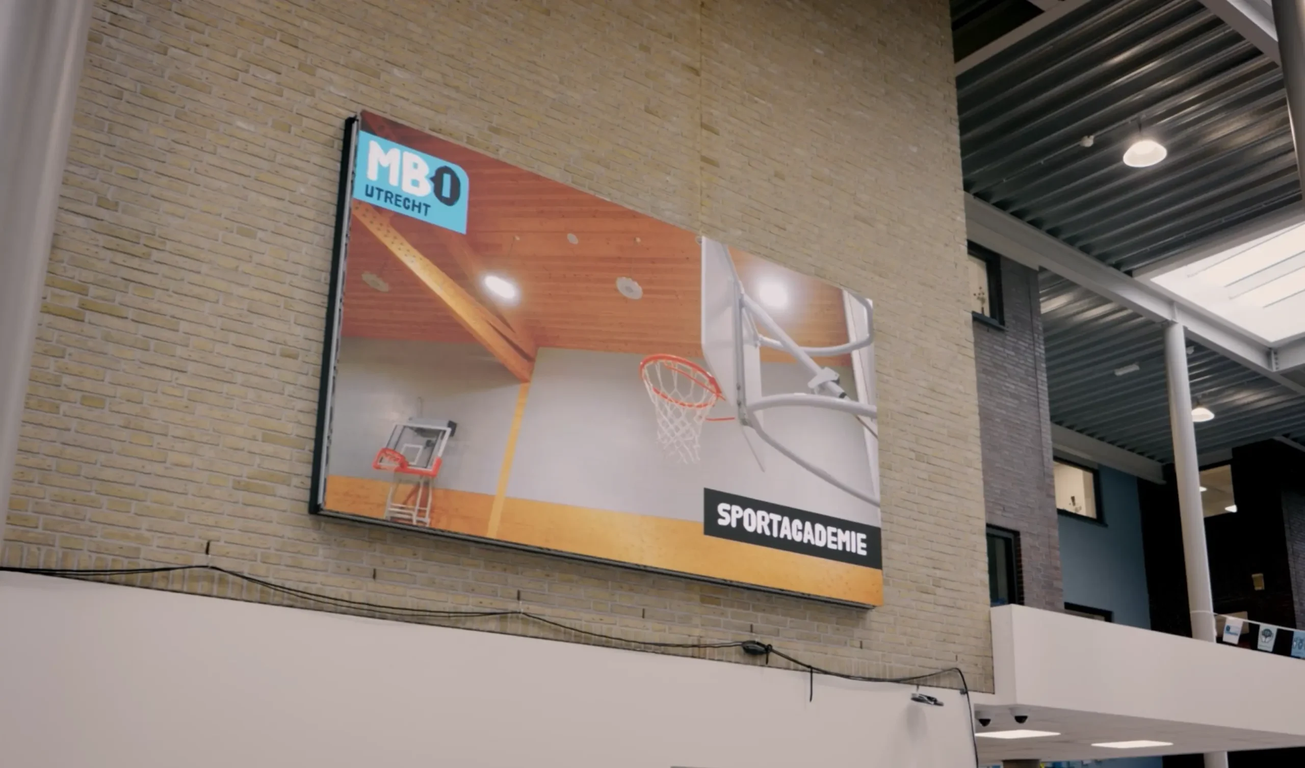 LED Scherm in MBO Utrecht
