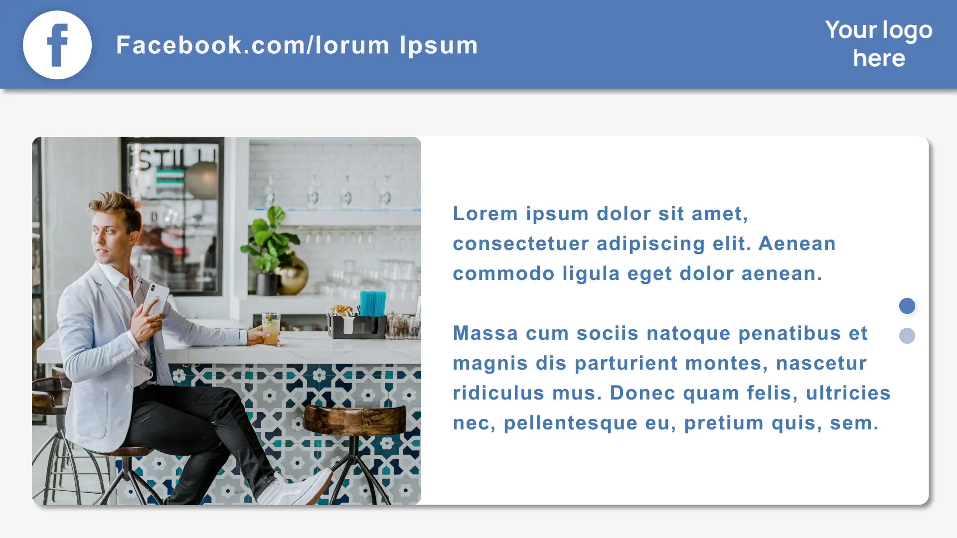 Facebook widget beschikbaar in het Easyscreen narrowcasting platform