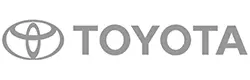 Toyota logo in grijs