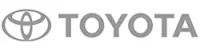 Toyota logo in grijs