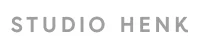 Studio Henk logo in grijs